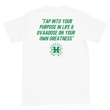 Load image into Gallery viewer, &quot;OVAADOSE LOGO&quot; TEE (GREEN ON WHITE)
