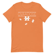 Load image into Gallery viewer, &quot;OVAADOSE LOGO&quot; TEE (WHITE ON ORANGE)

