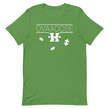 Load image into Gallery viewer, &quot;OVAADOSE LOGO&quot; TEE (WHITE ON LEAF GREEN)
