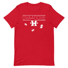 Load image into Gallery viewer, &quot;OVAADOSE LOGO&quot; TEE (WHITE ON RED)
