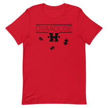 Load image into Gallery viewer, &quot;OVAADOSE LOGO&quot; TEE (BLACK ON RED)
