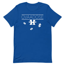 Load image into Gallery viewer, &quot;OVAADOSE LOGO&quot; TEE (WHITE ON ROYAL)
