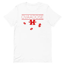 Load image into Gallery viewer, &quot;OVAADOSE LOGO&quot; TEE (RED ON WHITE)

